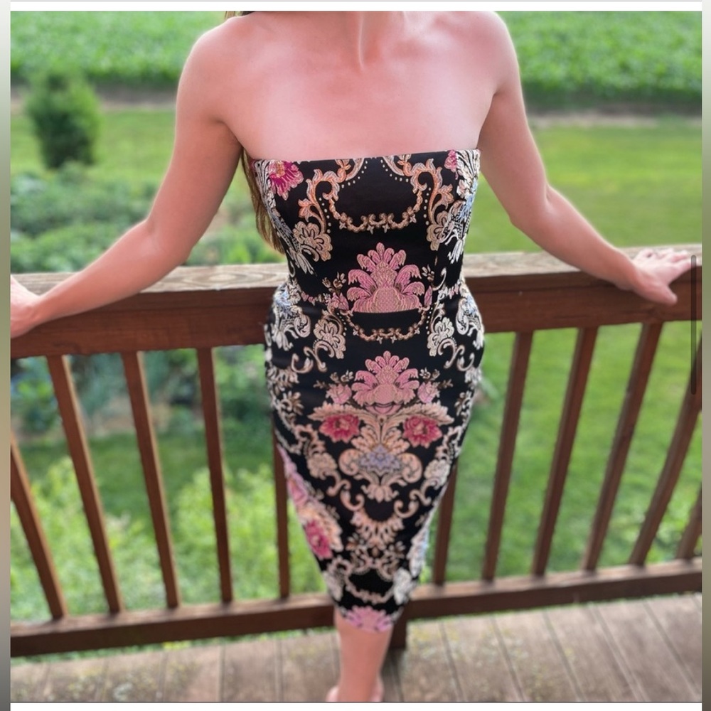 ISO Nicole Miller Corset Dress